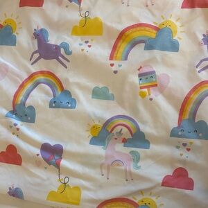 Unicorn & Rainbow Queen Bedding Set